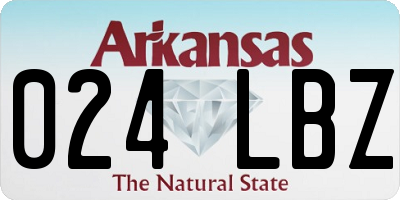 AR license plate 024LBZ