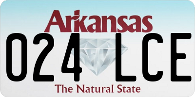 AR license plate 024LCE