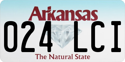 AR license plate 024LCI
