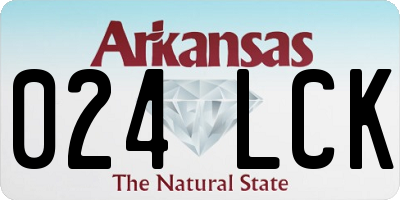 AR license plate 024LCK