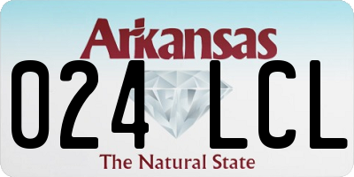 AR license plate 024LCL