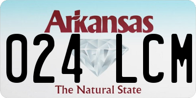 AR license plate 024LCM