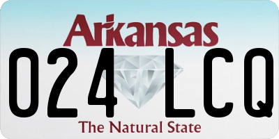 AR license plate 024LCQ