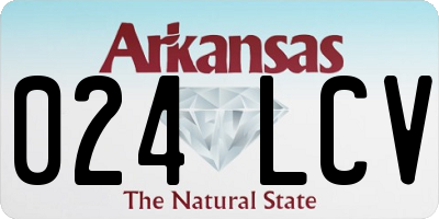 AR license plate 024LCV