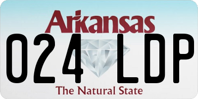 AR license plate 024LDP