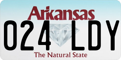 AR license plate 024LDY