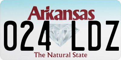 AR license plate 024LDZ