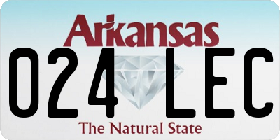 AR license plate 024LEC