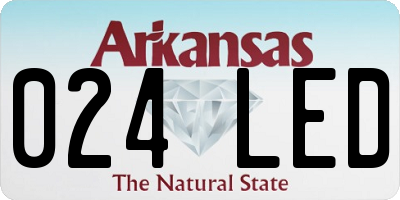 AR license plate 024LED