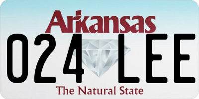AR license plate 024LEE