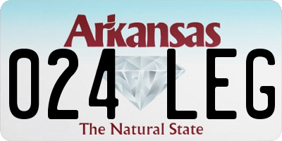 AR license plate 024LEG