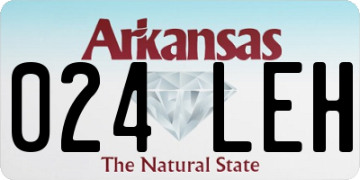 AR license plate 024LEH