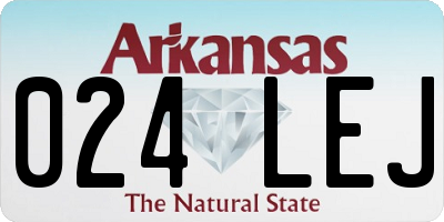 AR license plate 024LEJ