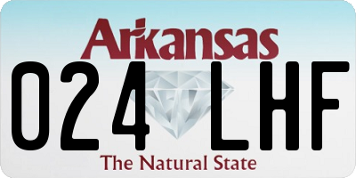 AR license plate 024LHF