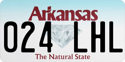 AR license plate 024LHL