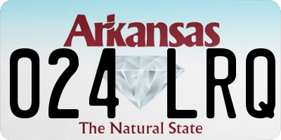 AR license plate 024LRQ