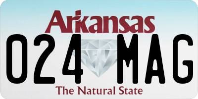AR license plate 024MAG