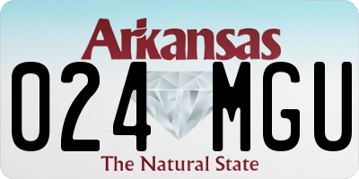 AR license plate 024MGU