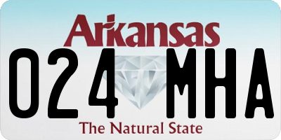 AR license plate 024MHA