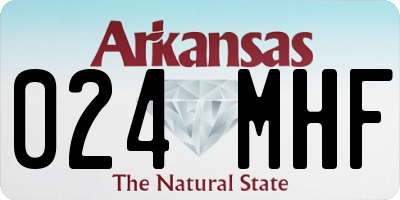 AR license plate 024MHF