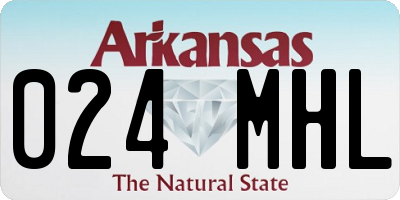 AR license plate 024MHL