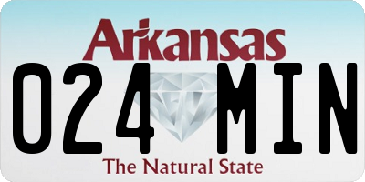 AR license plate 024MIN