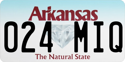 AR license plate 024MIQ