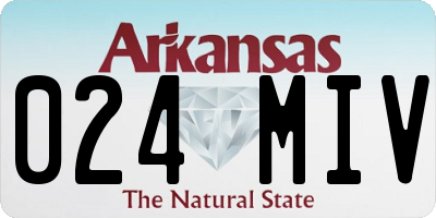 AR license plate 024MIV