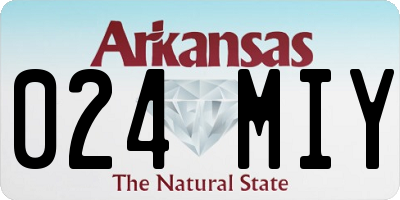 AR license plate 024MIY