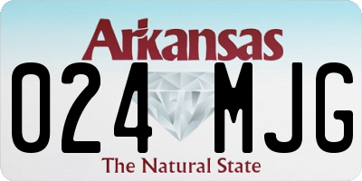 AR license plate 024MJG