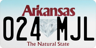 AR license plate 024MJL
