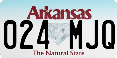 AR license plate 024MJQ