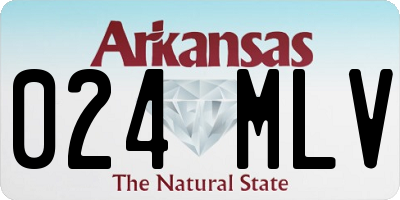 AR license plate 024MLV