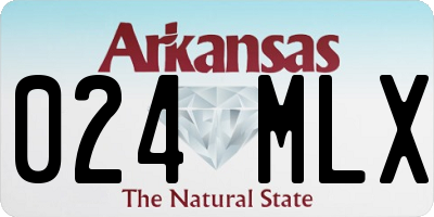 AR license plate 024MLX