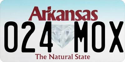 AR license plate 024MOX