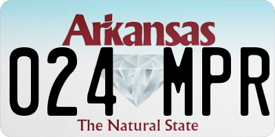 AR license plate 024MPR