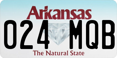 AR license plate 024MQB