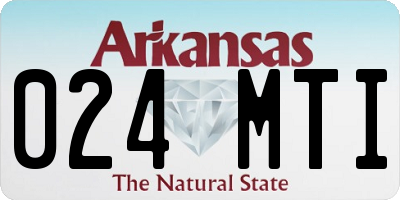 AR license plate 024MTI