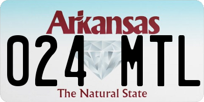 AR license plate 024MTL