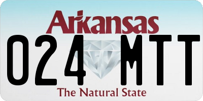 AR license plate 024MTT