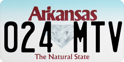 AR license plate 024MTV