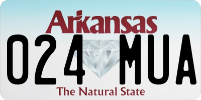 AR license plate 024MUA