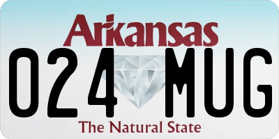 AR license plate 024MUG