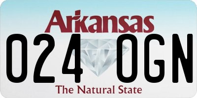 AR license plate 024OGN