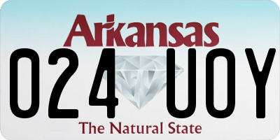 AR license plate 024UOY