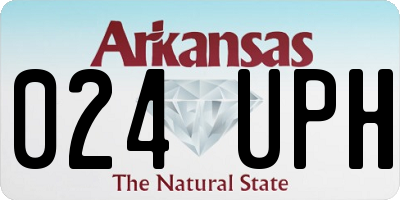 AR license plate 024UPH