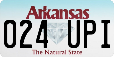 AR license plate 024UPI