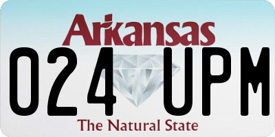 AR license plate 024UPM