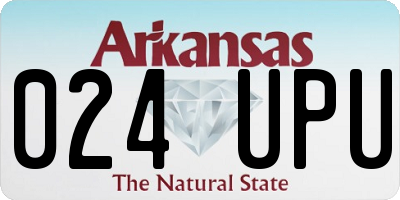 AR license plate 024UPU