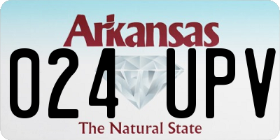 AR license plate 024UPV